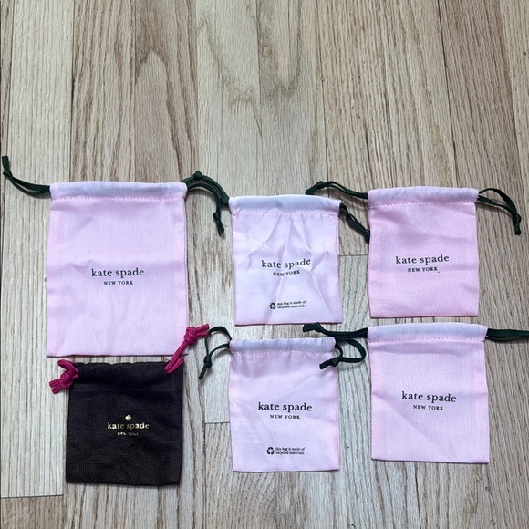 Kate Spade Dust Bags Set Jewelry - Set of 6 - Picture 1 of 1